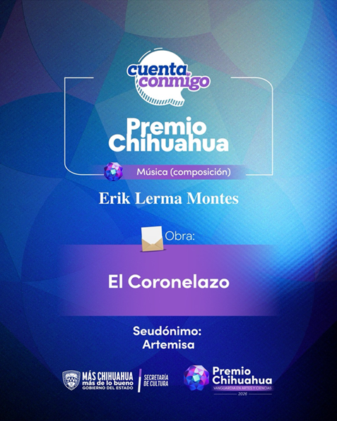 ANUNCIA ESTADO GANADORES DEL PREMIO CHIHUAHUA VANGUARDIA EN ARTES Y CIENCIAS 2026