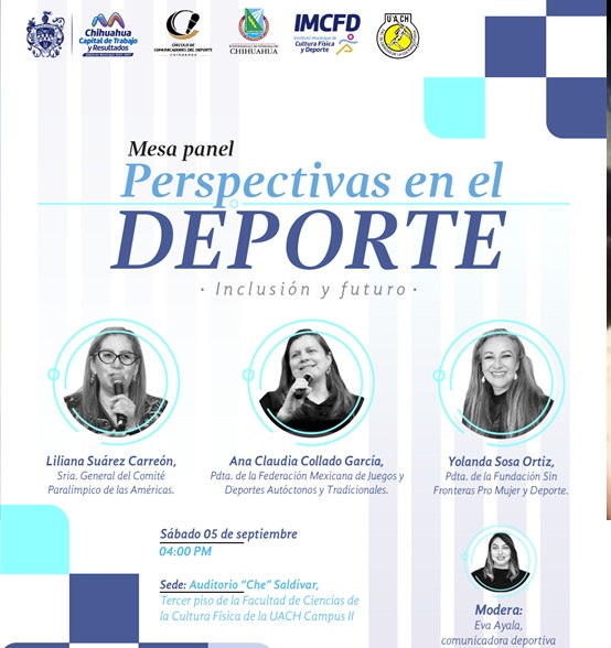 INVITAN MUNICIPIO Y CICODECH A MESA PANEL SOBRE INCLUSIÓN Y FUTURO DEL DEPORTE