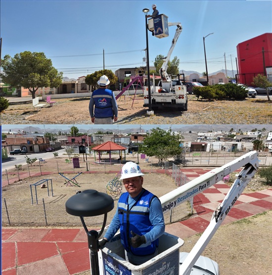 AVANZA MUNICIPIO MODERNIZACIÓN DE PARQUES Y ESPACIOS PÚBLICOS CON ALUMBRADO LED