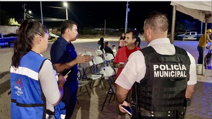 LLEGA 24 HORAS EN TU BARRIO DE LA POLICÍA MUNICIPAL A VISTAS CERRO GRANDE