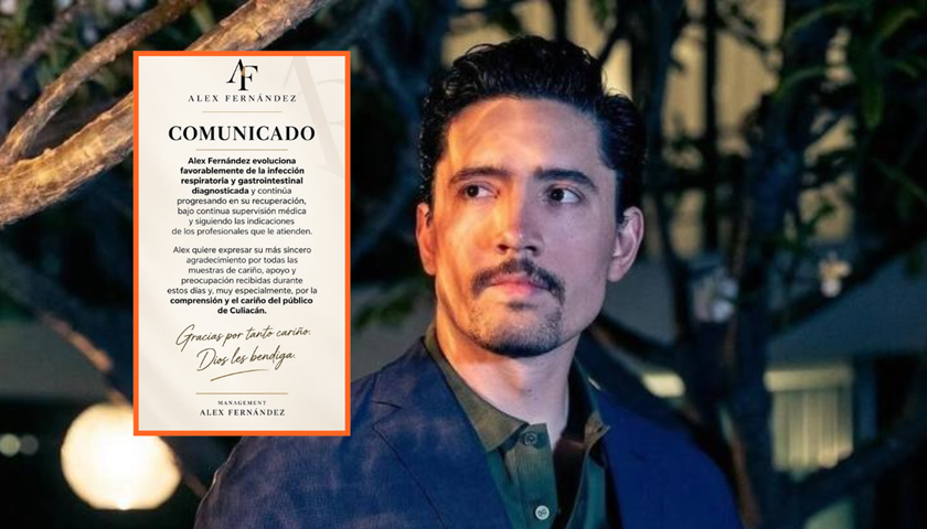  ALEX FERNÁNDEZ SE RECUPERA DE UNA INFECCIÓN RESPIRATORIA Y GASTROINTESTINAL TRAS CANCELAR SU PRESENTACIÓN EN CULIACÁN, SINALOA.