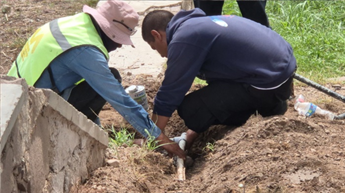 AVANZA MUNICIPIO CON REHABILITACIÓN DEL SISTEMA DE RIEGO DEL PARQUE SANTA MARÍA