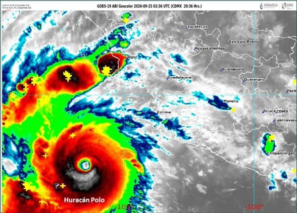 LLUVIAS INTENSAS EN 4 ESTADOS Y OLEAJE ELEVADO POR HURACÁN 