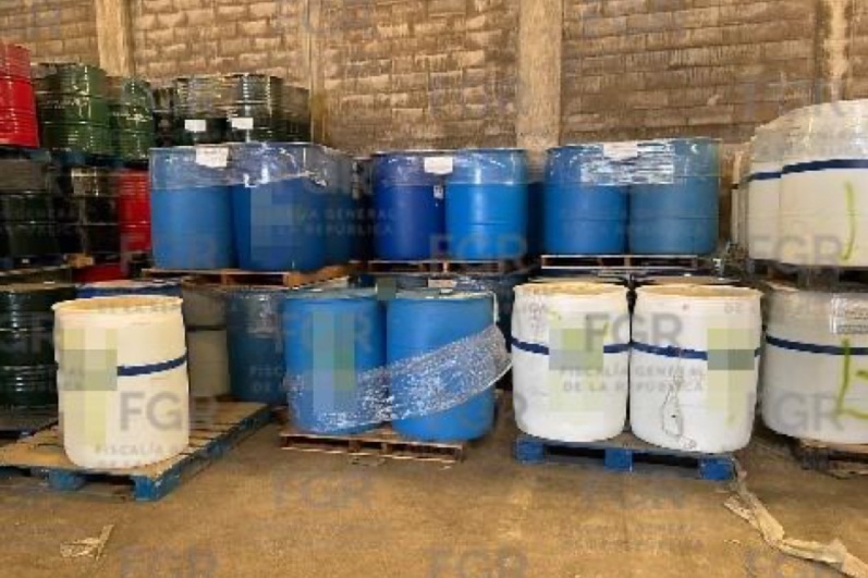 FUERZAS FEDERALES EJECUTARON ORDEN DE CATEO EN UNA BODEGA UBICADA EN EL POBLADO DE EL DIEZ EN SINALOA