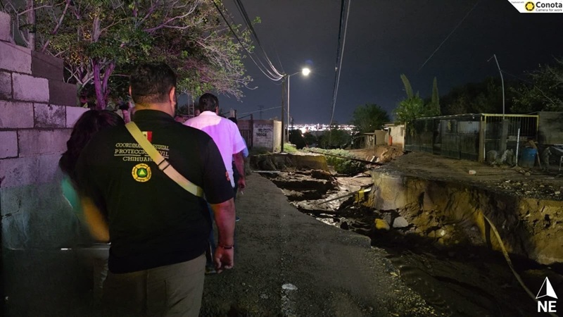 PROTECCIÓN CIVIL REALIZA RECORRIDOS PREVENTIVOS Y MANTIENE MONITOREO PERMANENTE EN CIUDAD JUÁREZ