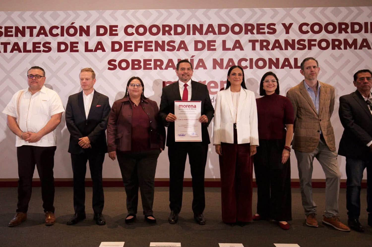 EL DESIGNADO A LA GUBERNATURA POR MORENA ES CRUZ PÉREZ CUELLAR