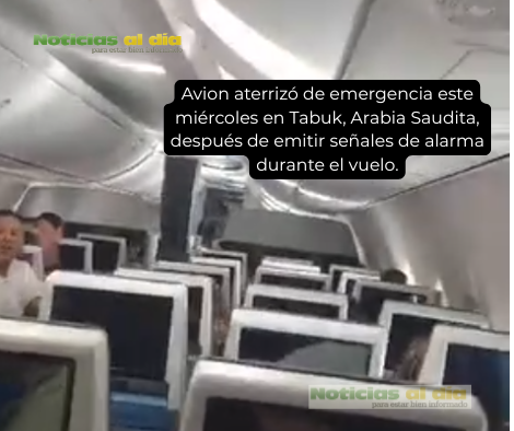 AVIÓN CON DESTINO A ISRAEL ATERRIZÓ DE EMERGENCIA EN ARABIA SAUDITA TRAS EL ATAQUE DE UN PILOTO AL OTRO