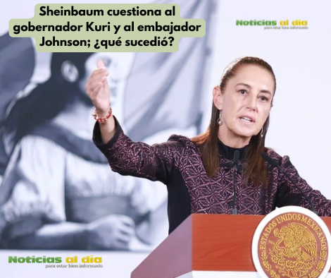 CLAUDIA SHEINBAUM CUESTIONÓ AL GOBERNADOR DE QUERÉTARO, POR INVITAR AL EMBAJADOR DE EU A UN ACTO NACIONAL