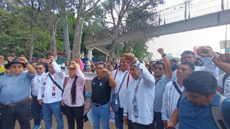 PLANTÓN Y MARCHA DEL SNTE-CNTE EN OAXACA