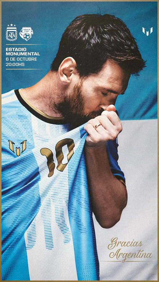 MESSI PUBLICÓ UN MENSAJE DE AGRADECIMIENTO EN SU ÚLTIMO PARTIDO CON LA PLAYERA DE ARGENTINA.