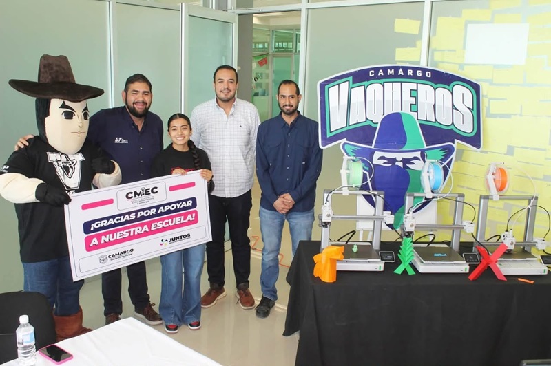 UT CAMARGO FORTALECE SUS TALLERES CON NUEVAS IMPRESORAS 3D
