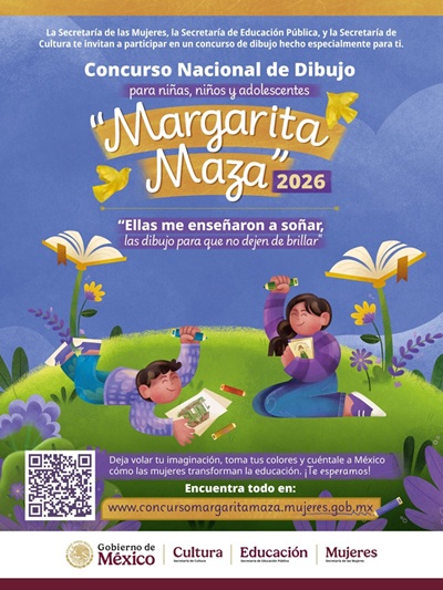 GOBIERNO DE MÉXICO INVITA A PARTICIPAR EN EL CONCURSO NACIONAL DE DIBUJO 