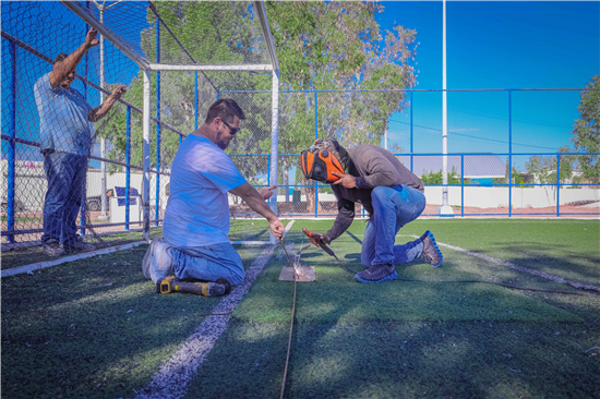  INTERVINO MUNICIPIO EN MANTENIMIENTO DE 20 ESPACIOS DEPORTIVOS DURANTE SEPTIEMBRE