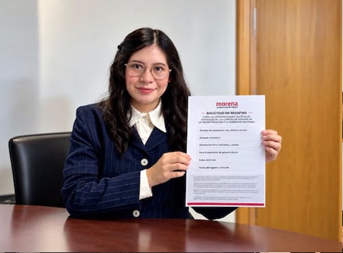 DIPUTADA JAEL ARGÜELLES SE REGISTRA POR EL DISTRITO 03 FEDERAL DE MORENA EN JUÁREZ
