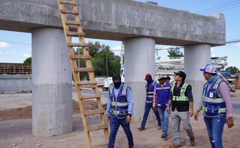 SUPERVISA SCOP AVANCES EN LA CONSTRUCCIÓN DEL PUENTE PALESTINA Y FUERZA AÉREA