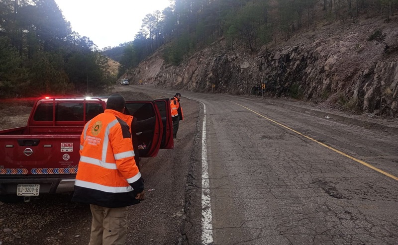 EMITE PROTECCIÓN CIVIL ALERTA PREVENTIVA POR LLUVIAS EN EL SUR DE CHIHUAHUA