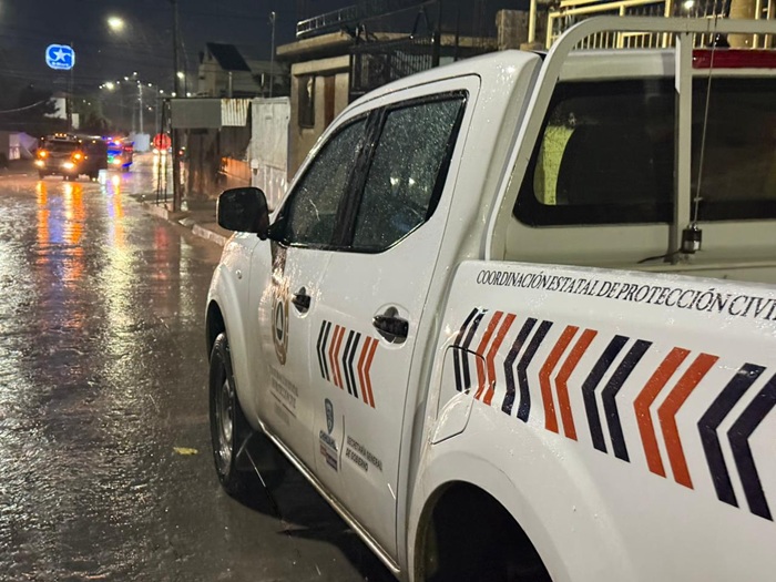 REPORTA PROTECCIÓN CIVIL 90 INCIDENCIAS POR LLUVIAS DURANTE LAS ÚLTIMAS HORAS