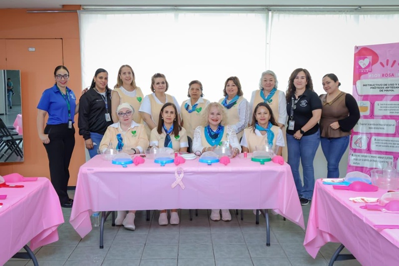 BRINDA VOLUNTARIADO IMSS CHIHUAHUA APOYO A MUJERES CON PRÓTESIS DE MAMA