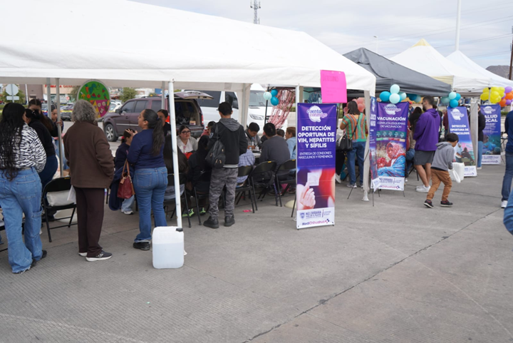 ATIENDEN A CERCA DE 500 PERSONAS EN PRIMERA FERIA DE SALUD EN CAAPS NOGALES