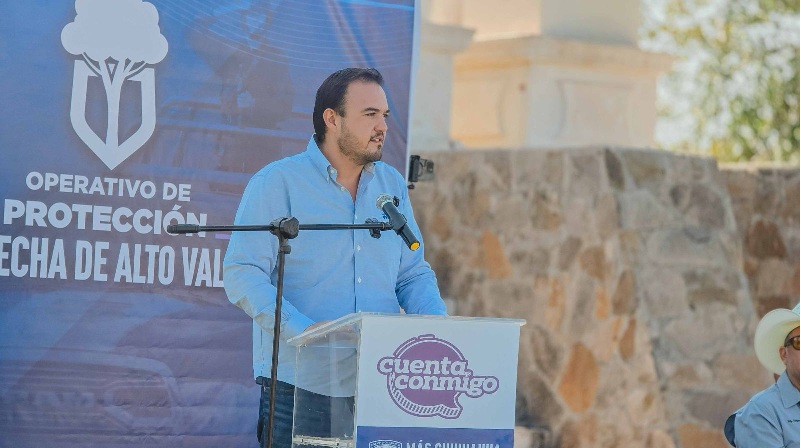 RECONOCE JORGE ALDANA ESTRATEGIA ESTATAL PARA GARANTIZAR MAYOR SEGURIDAD DURANTE LA COSECHA DE NUEZ