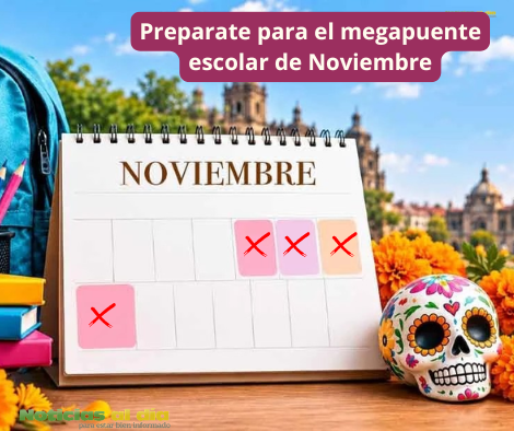 ESTE SERÁ EL MEGAPUENTE DE NOVIEMBRE