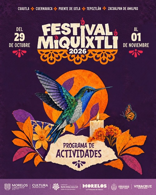 FESTIVAL MIQUIXTLI 2026: MÚSICA, COLOR YTRADICIÓN DEL DÍA DE MUERTOS EN MORELOS