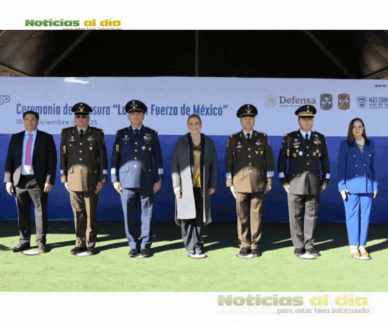 MARU CAMPOS ASISTE A LA CEREMONIA DE CLAUSURA DE LA EXPOSICIÓN MILITAR “LA GRAN FUERZA DE MÉXICO”