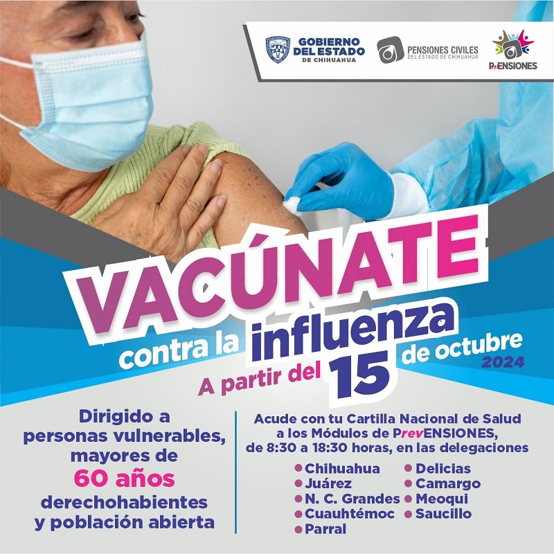 PREVIENEN COMPLICACIONES DE SALUD EN POBLACIÓN VULNERABLE CON CAMPAÑA DE VACUNACIÓN