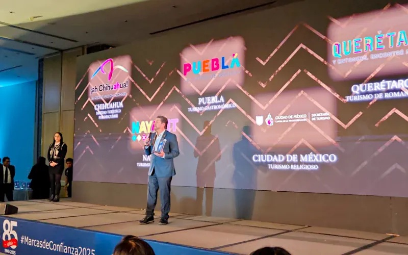 GANA CHIHUAHUA EL PREMIO “DESTINO TURÍSTICO POR DESCUBRIR” EN EL CONCURSO MARCAS DE CONFIANZA MÉXICO 2025