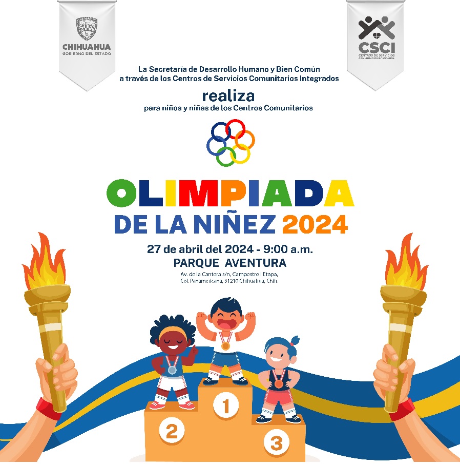 REALIZARÁN CENTROS COMUNITARIOS LA “OLIMPIADA DE LA NIÑEZ 2024”