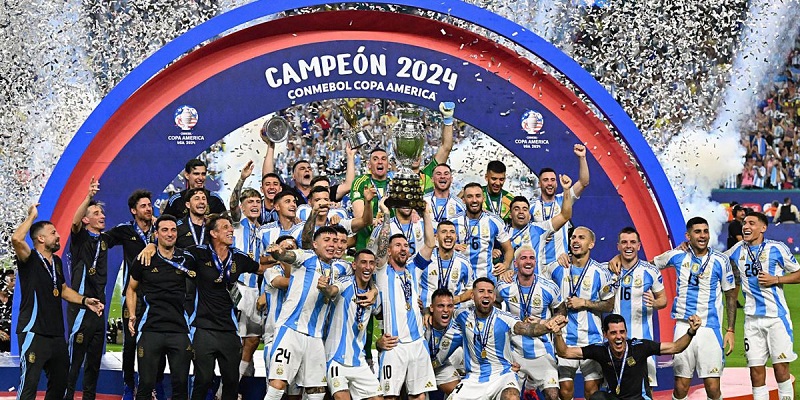 ARGENTINA ES EL MÁXIMO GANADOR DE LA COPA AMÉRICA