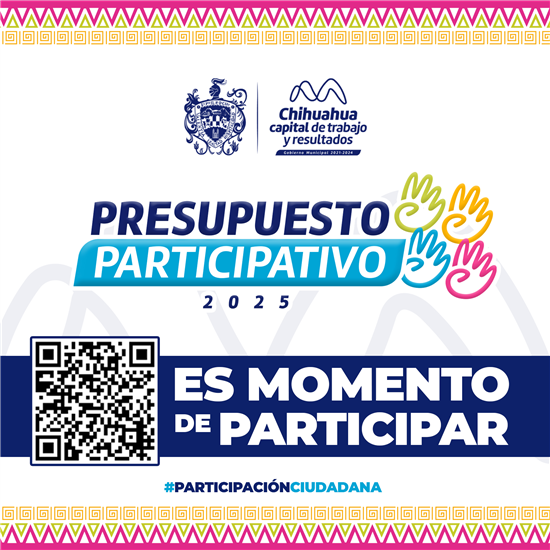 ANUNCIA MUNICIPIO QUE YA ESTÁ ABIERTA LA CONVOCATORIA DE PRESUPUESTO PARTICIPATIVO 2025