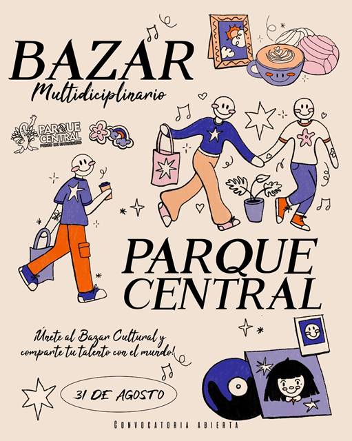 INVITAN A ARTISTAS JUARENSES A PARTICIPAR EN BAZAR MULTIDISCIPLINARIO EN PARQUE CENTRAL