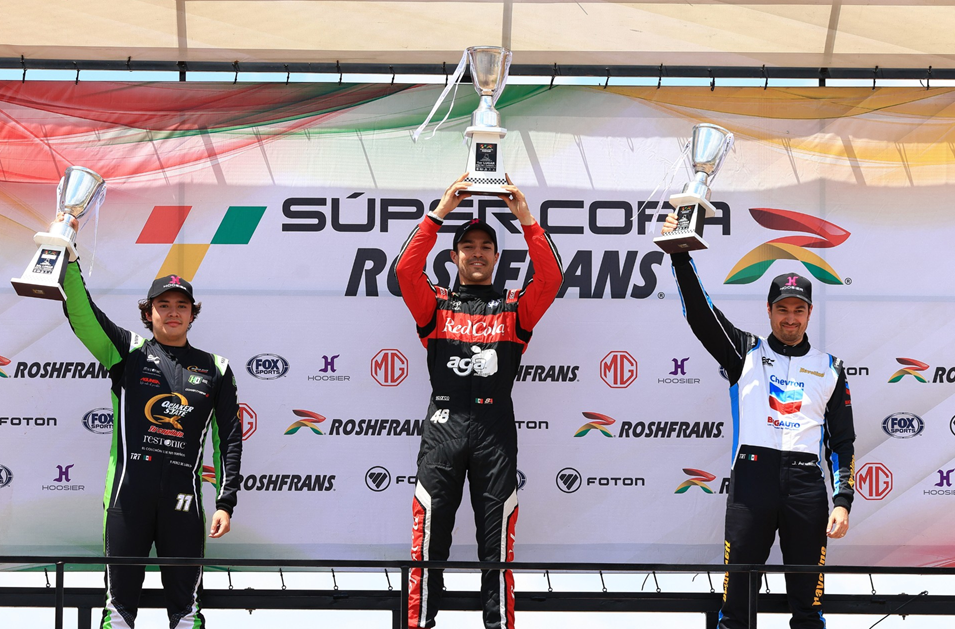 SALVADOR DE ALBA JR. GANÓ LA CARRERA 1 DE LA GTM PRO 1, EN LA SÚPER COPA ROSHFRANS DE CHIHUAHUA