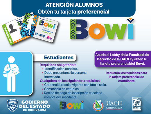 OPERARÁ MÓDULO TEMPORAL DE CREDENCIALIZACIÓN DEL BOWÍ PARA ESTUDIANTES EN UACH CAMPUS I