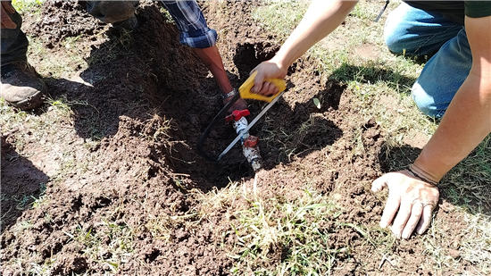 NSTALA GOBIERNO MUNICIPAL SISTEMA DE RIEGO EN EL PARQUE SANTO NIÑO