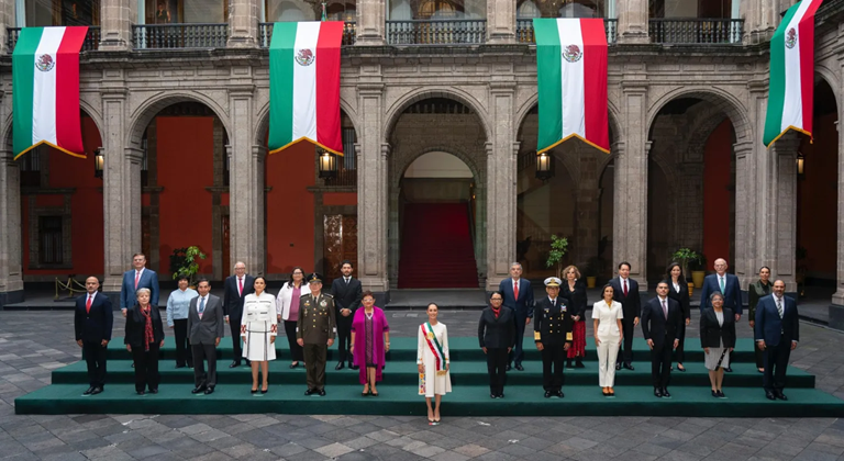 FOTO OFICIAL CON CLAUDIA SHEINBAUM Y SU GABINETE