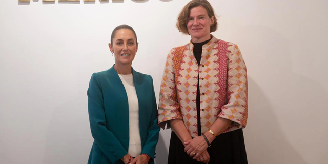 SHEINBAUM CONVERSÓ CON LA ECONOMISTA MARIANA MAZZUCATO SOBRE PROYECTOS DE INNOVACIÓN