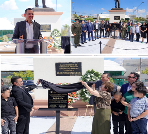  DEVELA ALCALDE PLACA COMO MAESTRO ILUSTRE A MARIO GONZÁLEZ HERNÁNDEZ EN EL PALOMAR