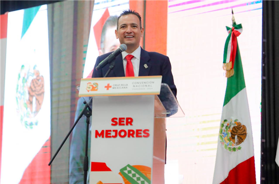 FELICITA ALCALDE A LA CRUZ ROJA EN SU 52 CONVENCIÓN NACIONAL