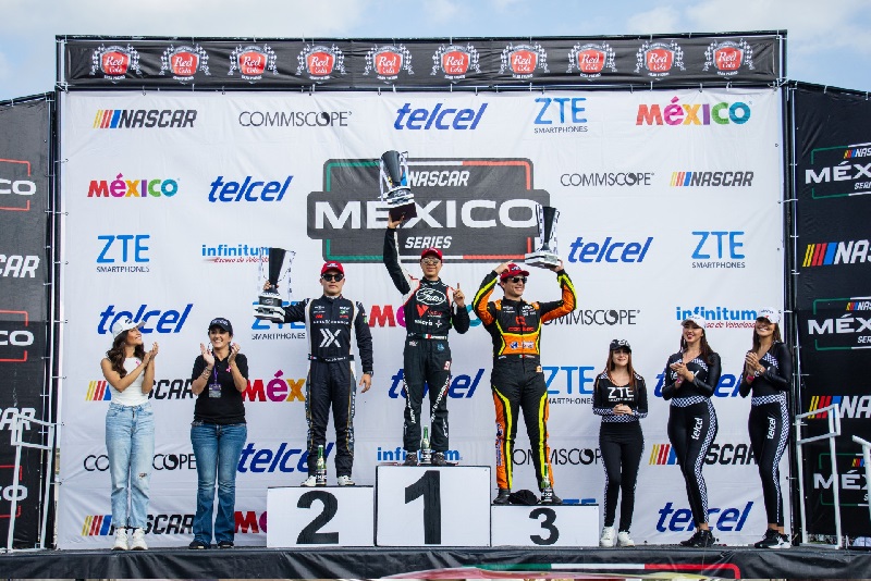 NASCAR MÉXICO SERIES SE VISTIÓ DE RED COLA, CON EL TRIUNFO DE ALEX DE ALBA