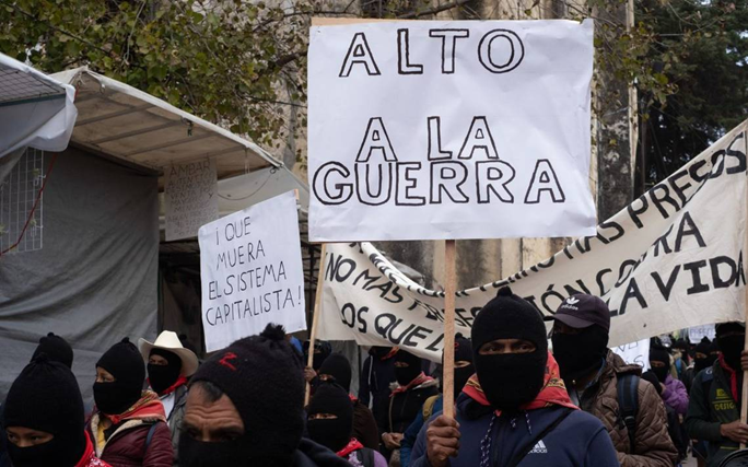 ACTIVISTAS DE CHIAPAS HICIERON LLAMADO AL GOBIERNO “A QUE PAREN LA GUERRA Y DEJEN DE COLABORAR CON LOS CÁRTELES”