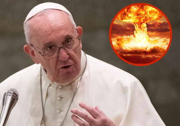 EL PAPA FRANCISCO ASEGURÓ QUE EN UN MUNDO “DIVIDIDO POR AMENAZAS DE CONFLICTOS NUCLEARES“, ES URGENTE “TRABAJAR POR LA PAZ