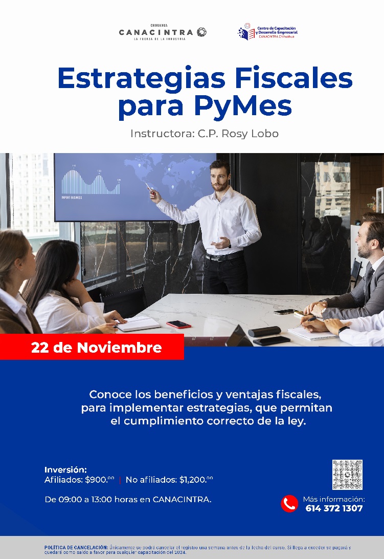 ESTRATEGIAS FISCALES PARA PYMES - INICIAMOS EL 22 DE NOVIEMBRE