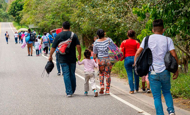 PRIMERA CARAVANA MIGRANTE DE LA ERA TRUMP LLEGA A OAXACA