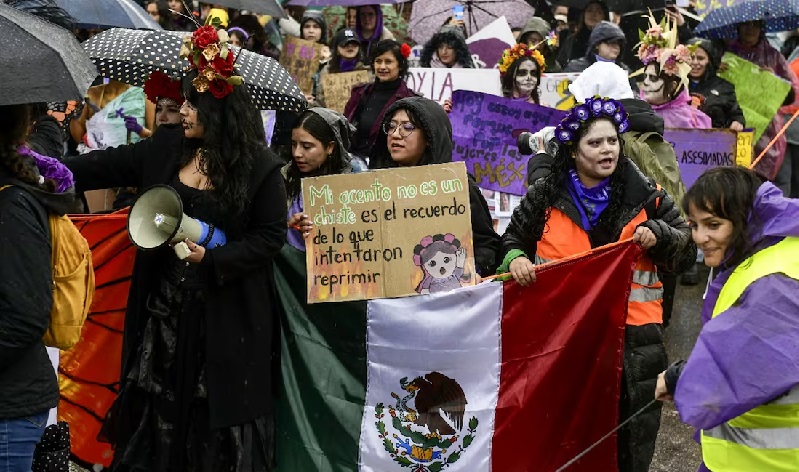 MARCHAS EN EL MUNDO POR EL 8M, DÍA INTERNACIONAL DE LA MUJER
