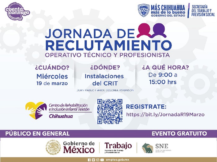 ¿BUSCAS EMPLEO? LA STPS REALIZARÁ JORNADA DE RECLUTAMIENTO 
