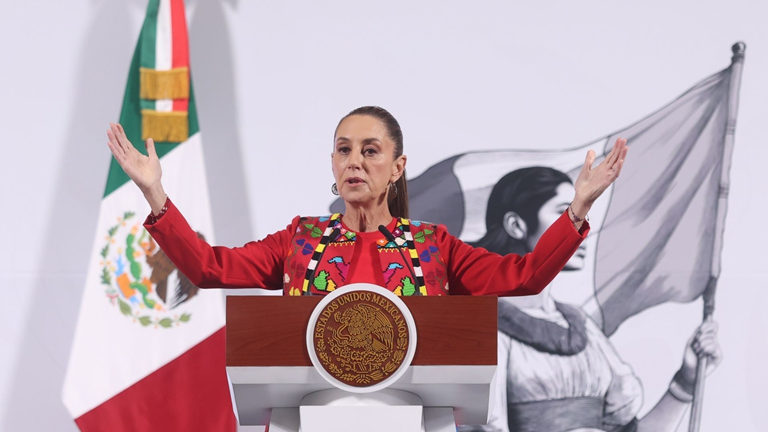 MÉXICO NO HA CEDIDO ANTE EE.UU. POR TRATADO DE AGUAS DE 1944: SHEINBAUM