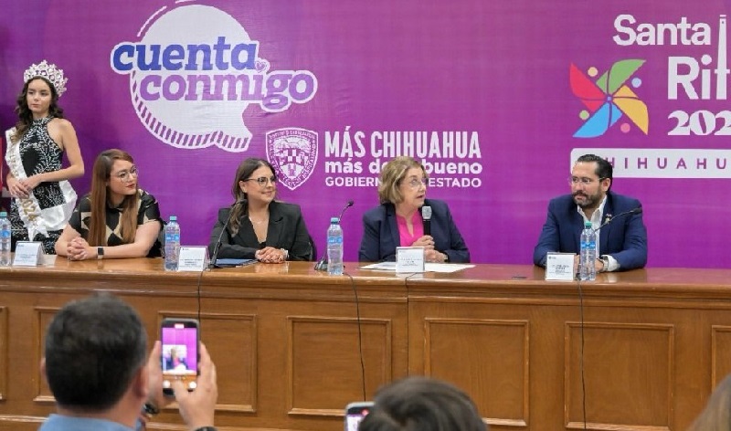 PRESENTAN CARTELERA DEL TEATRO DEL PUEBLO DE LA FERIA SANTA RITA 2025
