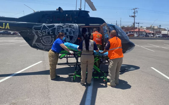 GOBIERNO DEL ESTADO REALIZA RESCATE AÉREO DE JOVEN EXTRAVIADO